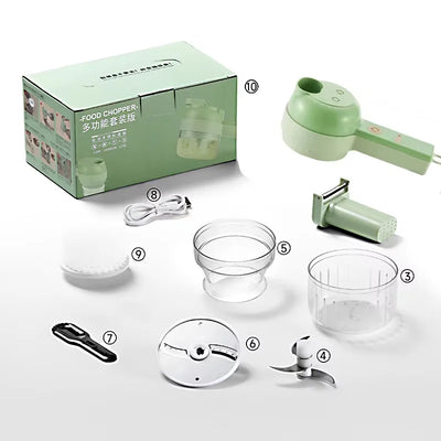 5-in-1 Electric Vegetable Cutter Set🍴